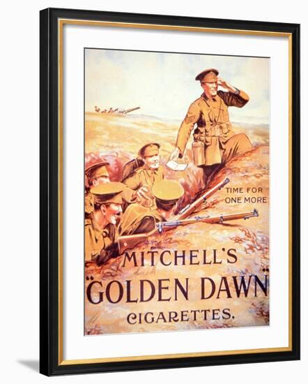 Mitchell's Golden Dawn Cigarettes', 1914-18-null-Framed Giclee Print