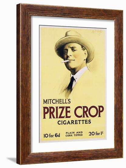 Mitchell's Prize Crop Cigarettes Poster-Septimus E. Scott-Framed Giclee Print