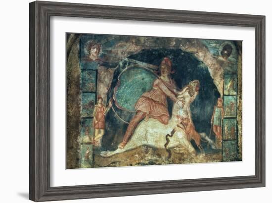 Mithras Killing The Bull-null-Framed Giclee Print