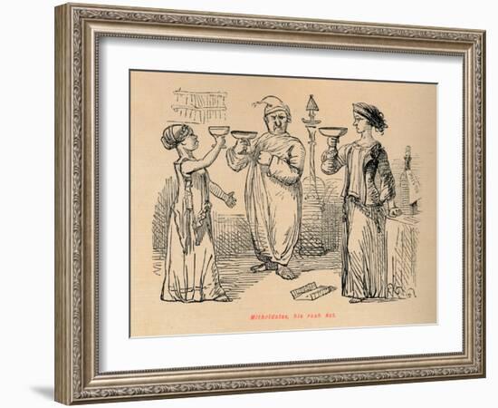 'Mithridates, his rash Act', 1852-John Leech-Framed Giclee Print