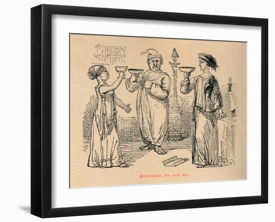 'Mithridates, his rash Act', 1852-John Leech-Framed Giclee Print