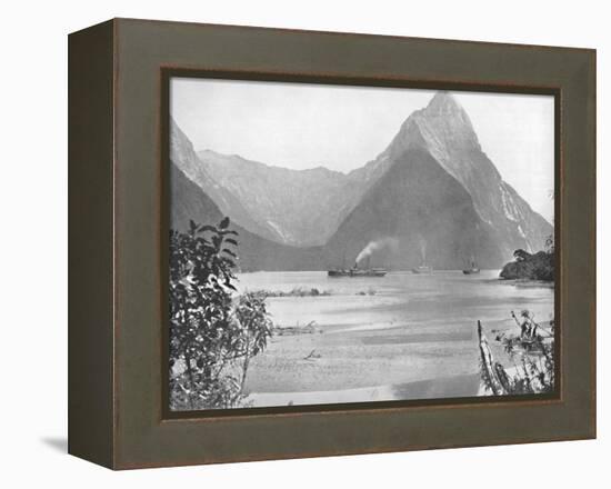 'Mitre Peak', 19th century-Unknown-Framed Premier Image Canvas