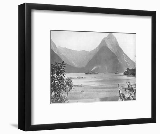 'Mitre Peak', 19th century-Unknown-Framed Photographic Print