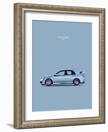 Mitsubishi Lancer Evo. VIII-Mark Rogan-Framed Art Print