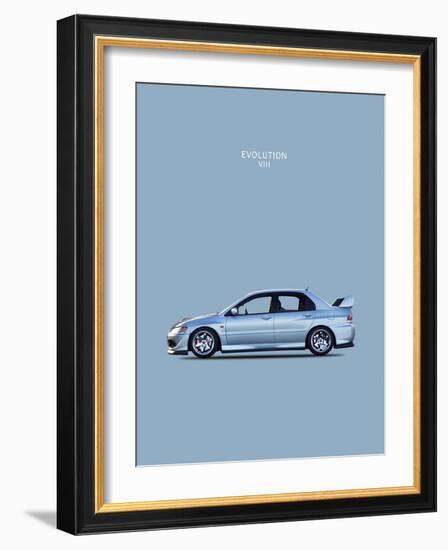 Mitsubishi Lancer Evo. VIII-Mark Rogan-Framed Art Print