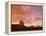 Mitten Buttes at Sunset in Monument Valley Navajo Tribal Park-James Randklev-Framed Premier Image Canvas