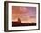 Mitten Buttes at Sunset in Monument Valley Navajo Tribal Park-James Randklev-Framed Photographic Print