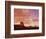 Mitten Buttes at Sunset in Monument Valley Navajo Tribal Park-James Randklev-Framed Photographic Print