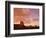 Mitten Buttes at Sunset in Monument Valley Navajo Tribal Park-James Randklev-Framed Photographic Print