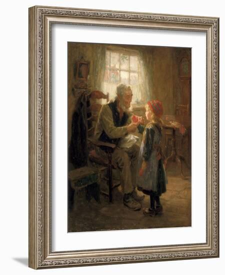 Mittens, 1907-Ralph Hedley-Framed Giclee Print