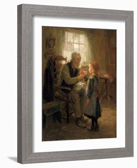 Mittens, 1907-Ralph Hedley-Framed Giclee Print