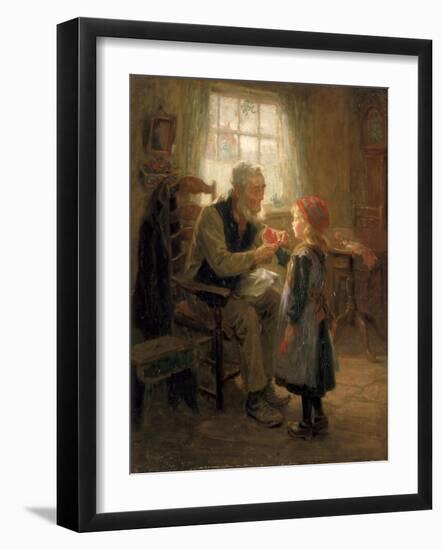 Mittens, 1907-Ralph Hedley-Framed Giclee Print