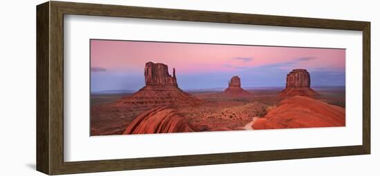 Mittens in Monument Valley, Arizona-Frank Krahmer-Framed Giclee Print