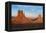 Mittens in Panoramic Landscape at Sunset, Monument Valley, Utah-Bill Bachmann-Framed Premier Image Canvas