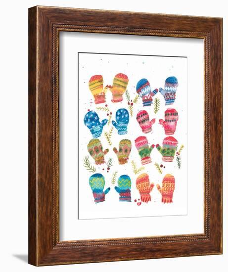 Mittens-Kerstin Stock-Framed Art Print