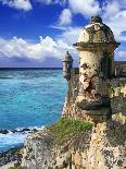 Watchtower, Fort San Felipe Del Morro, San Juan, Puerto Rico, USA, Caribbean-Miva Stock-Photographic Print
