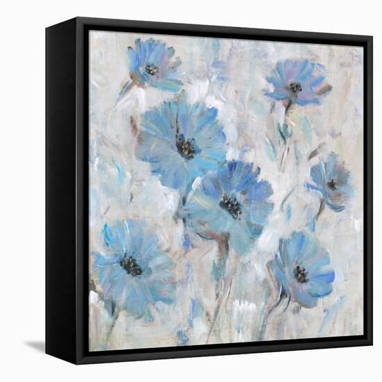 Mix Blue Flowers I-Tim OToole-Framed Stretched Canvas