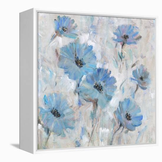 Mix Blue Flowers I-Tim OToole-Framed Stretched Canvas