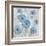 Mix Blue Flowers I-Tim OToole-Framed Art Print