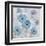 Mix Blue Flowers I-Tim OToole-Framed Art Print