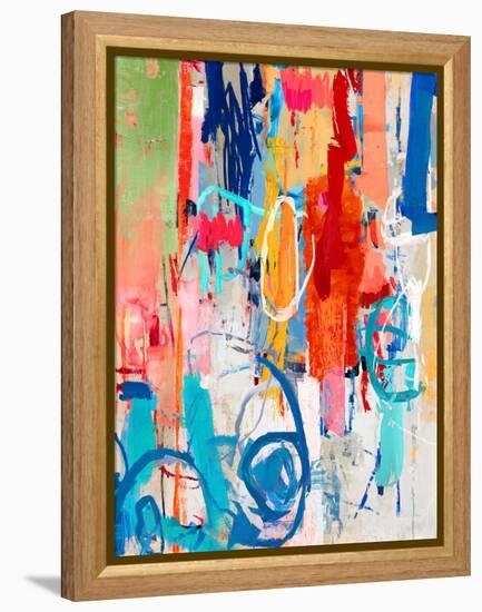 Mix Color Spots 2, 2024-Parker Ross-Framed Stretched Canvas