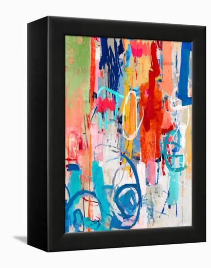 Mix Color Spots 2, 2024-Parker Ross-Framed Stretched Canvas