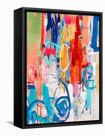 Mix Color Spots 2, 2024-Parker Ross-Framed Stretched Canvas