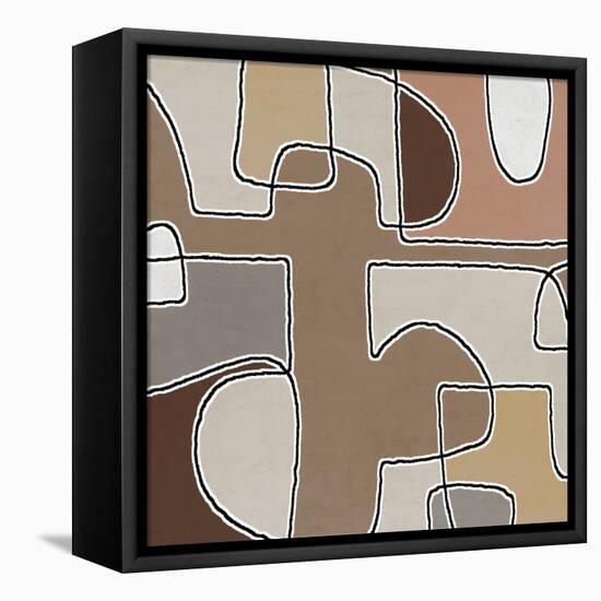 Mix Combo Brown 2, 2024-Parker Ross-Framed Stretched Canvas