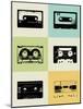 Mix Tape Poster-NaxArt-Mounted Art Print