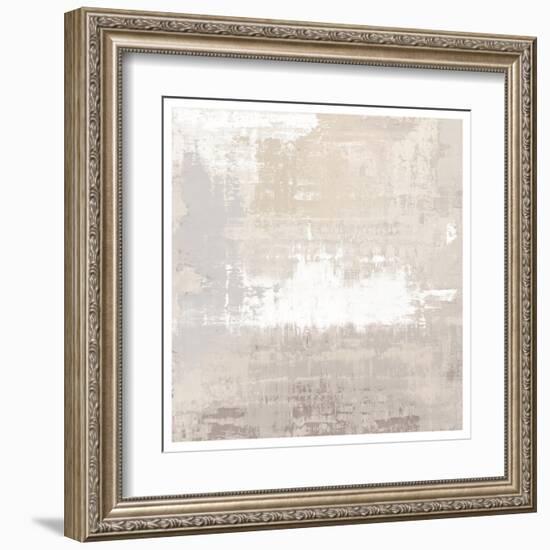 Mix White Abstract, 2024-David Moore-Framed Art Print