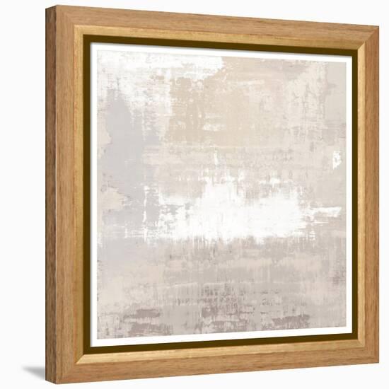 Mix White Abstract, 2024-David Moore-Framed Stretched Canvas
