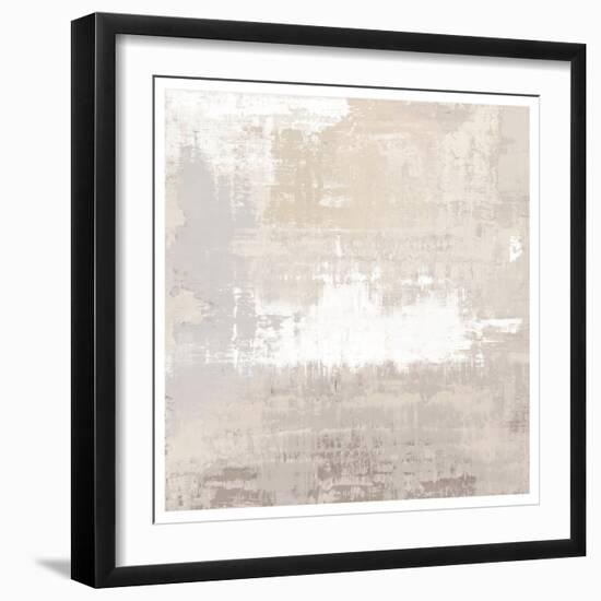 Mix White Abstract, 2024-David Moore-Framed Art Print