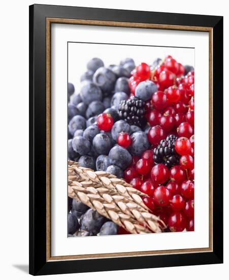 Mixed Berries and Ear of Spelt Wheat-Barbara Lutterbeck-Framed Photographic Print