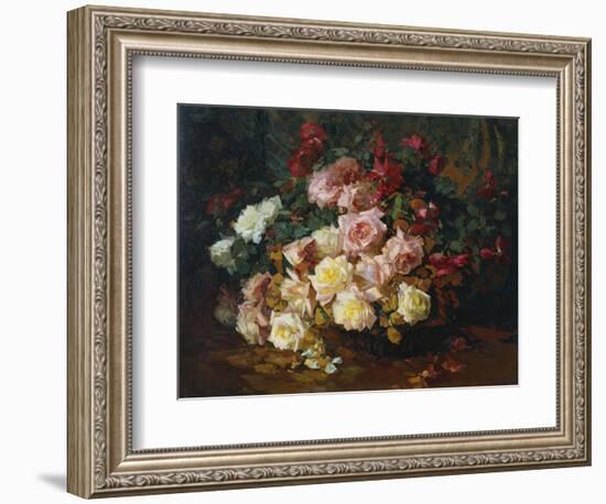 Mixed Bouquet of Roses. Bischoff, 1915-Franz Arthur Bischoff-Framed Giclee Print