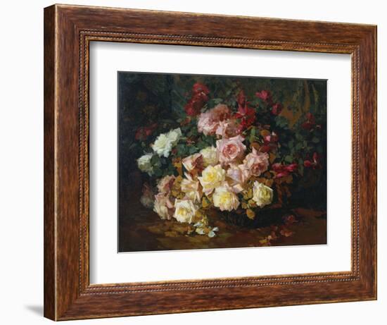 Mixed Bouquet of Roses. Bischoff, 1915-Franz Arthur Bischoff-Framed Giclee Print