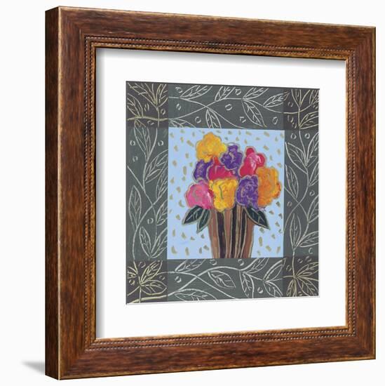 Mixed Bouquet-James Hussey-Framed Art Print