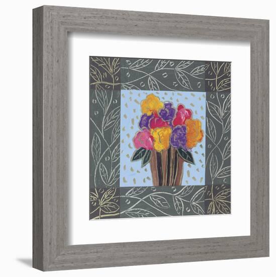 Mixed Bouquet-James Hussey-Framed Art Print