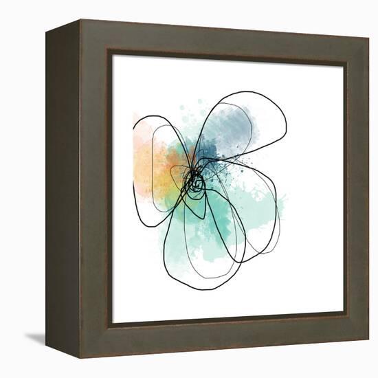 Mixed Color Petals-Jan Weiss-Framed Stretched Canvas