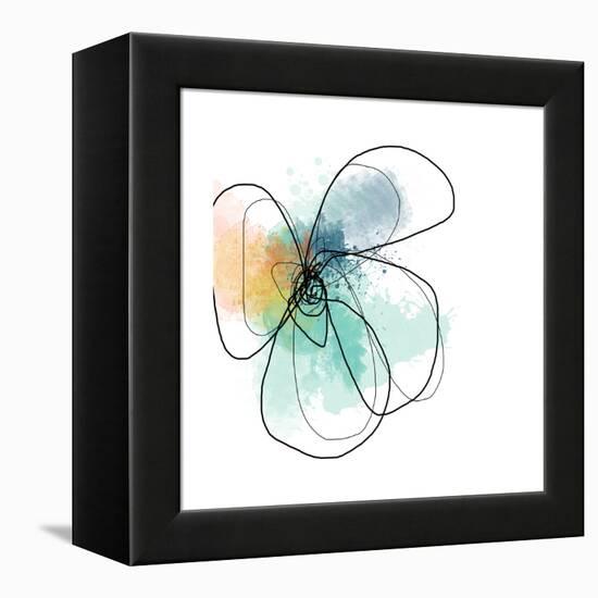 Mixed Color Petals-Jan Weiss-Framed Stretched Canvas