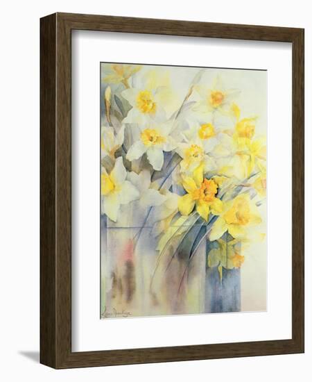 Mixed Daffodils in a Tank-Karen Armitage-Framed Giclee Print