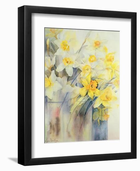 Mixed Daffodils in a Tank-Karen Armitage-Framed Giclee Print