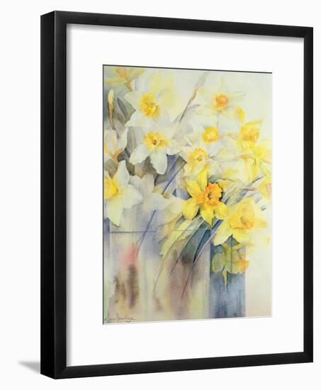 Mixed Daffodils in a Tank-Karen Armitage-Framed Premium Giclee Print