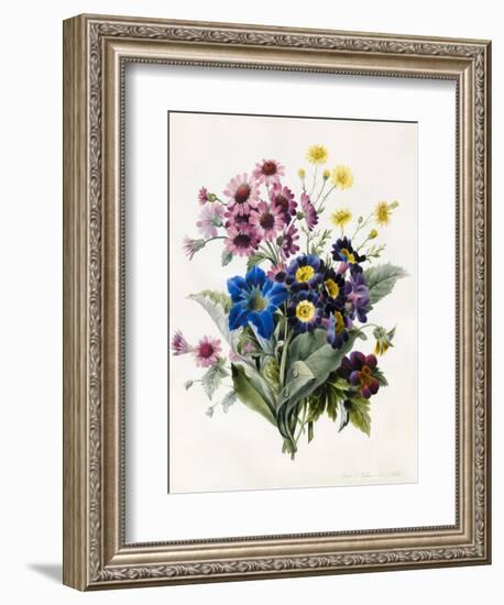 Mixed Flowers-Louise D'Orleans-Framed Giclee Print