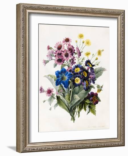 Mixed Flowers-Louise D'Orleans-Framed Giclee Print