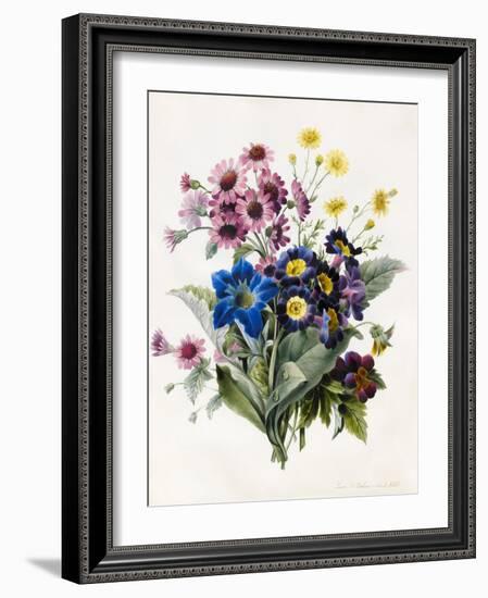 Mixed Flowers-Louise D'Orleans-Framed Giclee Print