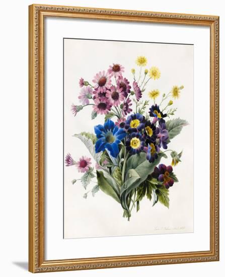 Mixed Flowers-Louise D'Orleans-Framed Giclee Print