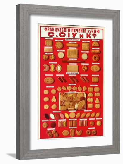 Mixed French Biscuits for Tea-null-Framed Art Print