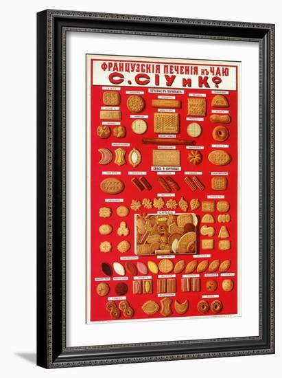 Mixed French Biscuits for Tea-null-Framed Art Print