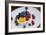 Mixed Fruit Tart Including Blueberries And Raspberries With Madarins On A Custard Filling-Shea Evans-Framed Photographic Print