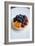 Mixed Fruit Tart Including Blueberries And Raspberries With Madarins On A Custard Filling-Shea Evans-Framed Photographic Print